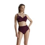Süngerli Toparlayıcı Bikini Üst Mürdüm