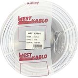 Sungur's Store 3x1,5 mm Ttr Elektrik Kablosu 100 Metre - Abanoz - 3 x 1,5 mm