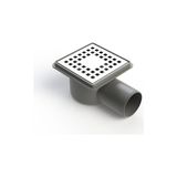 Sungur's Store Ø 50 mm Yandan Çıkışlı Yer Sifonu ile Fayans Uyumlu Çözüm - Abanoz