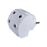 Sungur's Store 5'li Golyat Fiş Priz ROYALEKS-ASL400 - Ahşap - Bej - Siyah