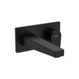 Sungur's Store Artema Flow Square Ankastre Lavabo Bataryası (Sıva Üstü Grubu) Mat Siyah - Adaçayı Yeşili