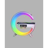 Sungur's Store Başucu Için Tasarlanmış Kablosuz Şarjlı Gece Lambası ve Bluetooth Ses Sistemi - Adaçayı Yeşili