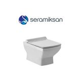 Sungur's Store Beyaz Asma Klozet, Kanalsız ve Yavaş Kapanma Özelliği - Ahşap