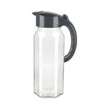 Sungur's Store Cam Sürahi 1500 ml - 0,33 - 00-Siyah - Beyaz
