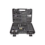 Sungur's Store Cat DXK201 18VOLT/2.0AH Li-Ion Çift Akülü Kömürsüz Profesyonel Şarjlı Darbeli Matkap + DX7030 +