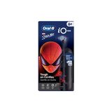Sungur's Store Çocuklar Için Şarjlı Diş Fırçası, Spider-Man Tasarımı ile - (DipCamo)Charcoal-White