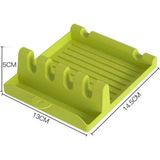 Sungur's Store Çok Amaçlı Kaşık Altlığı Kepçe Altlığı Kapak Tutucu - 0,33 - 00-Siyah - Beyaz