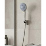 Sungur's Store Çok Fonksiyonlu 4 Kademeli El Duşu Seti Spiral Hortumlu Banyo Duş Başlığı - Ahşap