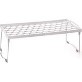 Sungur's Store Dikdörtgen Pratik Dolap Içi Raf 20X45X15 Cm. ROYALEKS-TİM303 - 00-Siyah - Beyaz - 1 - 2 cm