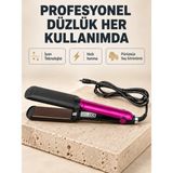 Sungur's Store Iyonik Saç Düzleştirici – 220°C Isıya Kadar Çıkan, LED Göstergeli ve Eşit Isı Dağılımlı Plaka - 0,33 Creatör Altın