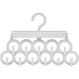 Sungur's Store Kravat ve Şal Askısı - Takı ve Aksesuar Düzenleyici Askı - Beyaz - 00 Bordo