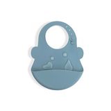 Sungur's Store Oval Hazneli Silikon Mama Önlüğü, Bebekler Için Pratik - 001 - Beyaz - 0 - 1 Yaş