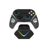 Sungur's Store Rgb Aydınlatmalı Çift Kablosuz Mod, Harici Makro Düğmeler ile Oyun Deneyimini Artır - Ahşap
