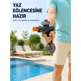 Sungur's Store Şarjlı Elektrikli Su Tabancası Yuvarlak Su Hazneli Otomatik Sürekli Atışlı