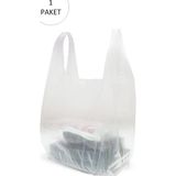 Sungur's Store Şeffaf Atlet Poşet Küçük Boy 24X43 cm 1 Paket Takriben 300 Adet - 24 x 43 cm