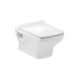 Sungur's Store Seramiksan Silva Kanalsız Açık Montaj Asma Klozet A041050H,SERAMIKSAN Silva Duroplast Yavaş - Ahşap