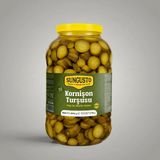 Sungusto Halka Kesim Kornişon Turşusu 5000 cc Pet - 4900 gr