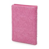 Suni Deri Çantalı - Arapça Kuranı Kerim - Hafız Boy - Bilgisayar Hatlı - Pembe