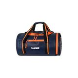 Suni Deri Silindir Spor Çantası – Geniş Ana Bölmeli, Ön Ve Yan Fermuarlı Cepli, Ayarlanabilir Askılı Spor & Seyahat Çantası, 28 X 45 X 28 Cm, 125 (03-Lacivert)