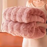 Suni Kürk Atma Battaniye(Pink,100 * 150cm) | Çok Renkli Çoklu Boyutlar: Kanepe, Yatak Takımı, Oturma Odası
