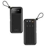Sunix 10.000 Mah Dijital Göstergeli Kendinden Kablolu Powerbank Siyah Pb-120