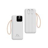 Sunix 30.000 Mah 22,5W Kendinden Kablolu Taşınabilir Powerbank Beyaz Pb-60