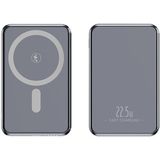 Sunix 5000 Mah 15W Manyetik Wireless Powerbank Natural Pb-54 - Gri