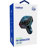 Sunix Fm Modulator 3.4A 20W Araç Şarj Aleti Mdl-14 - Siyah