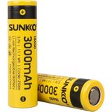 Sunkko 3.7 Volt 3000 Mah 18650 Tekli Şarj Edilebilir Pil