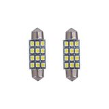 Sunled Sofit Oto Led Ampulü 39Mm Beyaz 12 Smd
