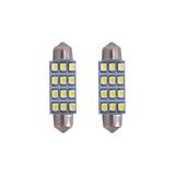 Sunled Sofit Oto Led Ampulü 41Mm Beyaz 12 Smd