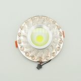 Sunlight Bronze Kristal Cam Sıva Altı Spot Cob LED Armatür Beyaz Gün Işığı - 3000K - Günışığı