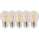 Sunlight Rustik G45 Dekoratif LED Ampul 4W E27 5 Adet Beyaz
