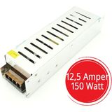 Sunlight Şerit LED Trafo 12V Adaptör Driver 12,5 Amper 150 Watt