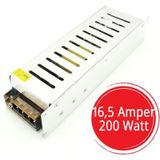 Sunlight Şerit Led Trafo 12V Adaptör Driver 16,5 Amper 200 Watt