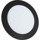 Sunlight Sıva Altı Yuvarlak Siyah Slim LED Panel Armatür Trafolu 6W Beyaz Işık