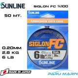 Sunline Siglon %100 Florokarbon 0.20 mm 50 mt Misina