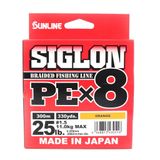 Sunline Siglon Braid Pe X8 İp Turuncu 0.270 mm 18.5 Kg 150 mm Olta Misinası
