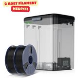 Sunlu Filadryer Sp2 Filament Saklama Kutusu | 2x Pla+ 2.0 Siyah Hediyeli - Şeffaf