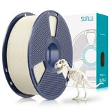 SUNLU PLA+ Filament 1,75 mm, PLA Plus 3D Yazıcı Filament, Daha Sert ve Dayanıklı 3D Baskı PLA+ Filament, Düzgünce Sargılanmış, Ölçü Doğruluğu +/- 0,02 mm, 1 KG Kemik Beyazı