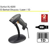 Sunlux XL-6200 Lazer El Barkod Okuyucu