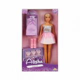 Sunman 01423 Alisha Gece Elbiseli 29 cm Bebek Seti