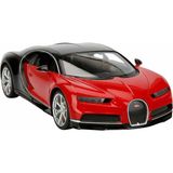 Sunman 1:14 Bugatti Chiron Uzaktan Kumandalı Işıklı Araba - Kırmızı-Siyah