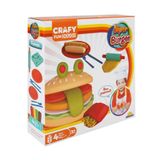 Sunman 200 gr 12 Parça Crafy Süper Burger Oyun Hamuru Seti