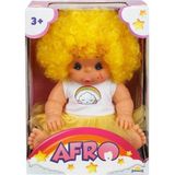 Sunman 20040 Afro Kıvırcık Saçlı 23 cm Bebek
