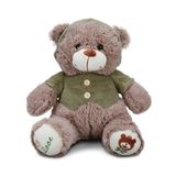 Sunman 43 cm 2 Asorti Puffy Friends T-shirtlü Sevimli Peluş Ayı