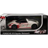 Sunman 70710 1:14 Uzaktan Kumandalı Porsche 918 Spyder Weissach Işıklı Araba 32 cm - Renkli