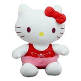 Sunman Hello Kitty Elbiseli Kurdeleli 36 cm Peluş Oyuncak