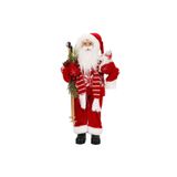 Sunman Kayak Batonlu Noel Baba Dekoratif Biblo 46 cm