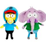 Sunman Kral Şakir ve Necati Peluş 32 cm Soft Yumuşak Kaliteli - KRAL ŞAKİR VE NECATİ BİR ARADA